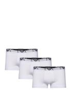 Men's Knit 3Pack Trunk Boksershorts White Emporio Armani