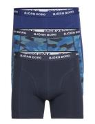 Cotton Stretch Boxer 3P Boksershorts Blue Björn Borg