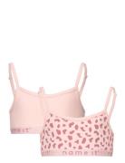 Nkfstrap Short Top 2P Strawberry Noos Night & Underwear Underwear Tops...