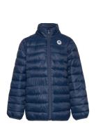 Qulted Jacket - Solid Fôret Jakke Navy CeLaVi