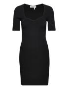 Knit Mini Dress Kort Kjole Black REMAIN Birger Christensen