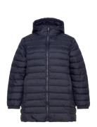 Carnew Tahoe Quilted Hood Coat Otw Fôret Jakke Navy ONLY Carmakoma