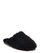 W Maxi Curly Slide Slippers Tøfler Black UGG