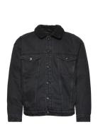 Onsrick Ovz Black 6942 Teddy Dnm Jacket Dongerijakke Denimjakke Black ...