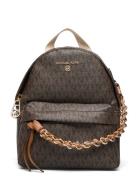 Xs Cnv Msgr Backpack Ryggsekk Veske Brown Michael Kors