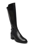 Women Boots Høye Støvletter Black Tamaris