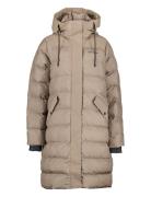 Fay Wns Parka Fôret Kåpe Beige Didriksons