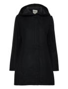 Crysta Coat Ulljakke Jakke Black Cream