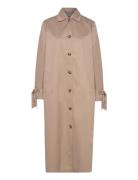 Utah Hannah Trench Coat Trench Coat Kåpe Beige Bzr