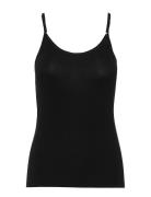 Bamboo - Basic Camisole Topp Black Lady Avenue