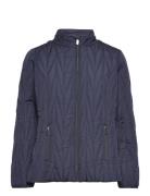 Jacket Outerwear Light Fôret Jakke Blue Brandtex