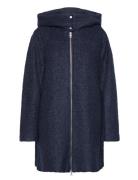 Women Coats Woven Regular Ulljakke Jakke Navy Esprit Casual