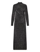 Jafariw Wrap Dress Maxikjole Festkjole Grey InWear