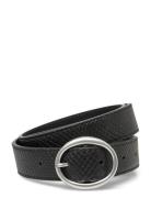 Classic Round Lthr Belt 25Mm Sn Belte Black Calvin Klein