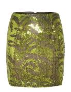 Paisleygz Mini Skirt Kort Skjørt Green Gestuz