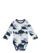 Polar Body Bodies Long-sleeved Blue Ma-ia Family