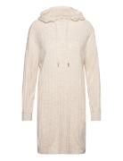 Onltessa Carey L/S Hood Dress Nca Knt Kort Kjole Beige ONLY