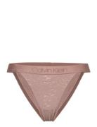 High Leg Tanga Truse Brief Truse Pink Calvin Klein