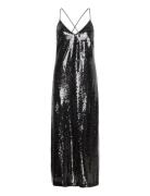 Dress Sofi Sequin Maxikjole Festkjole Black Lindex