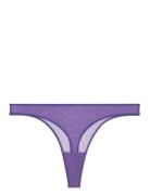 Mesh Thong Stringtruse Undertøy Purple Understatement Underwear