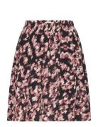 Mschbellamaya Rhian Skirt Aop Kort Skjørt Pink MSCH Copenhagen