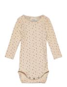 Nbfgago Ls Slim Body Lil Noos Bodies Long-sleeved Beige Lil'Atelier