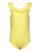 Swana Bathing Suit Badedrakt Badetøy Yellow MarMar Copenhagen