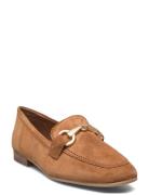 Women Slip-On Mokasiner Lave Sko Brown Tamaris