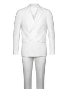 Plain Db Mens Suit - Normal Lenght Dress White Lindbergh