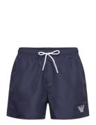 Mens Woven Boxer Badeshorts Navy Emporio Armani