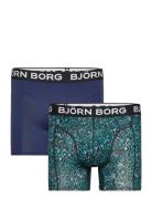 Bamboo Cotton Blend Boxer 2P Boksershorts Green Björn Borg