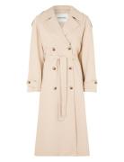 Eviemd Jacket Trench Coat Kåpe Beige Modström