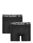 Bamboo Cotton Blend Boxer 2P Boksershorts Black Björn Borg