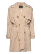 Bellsbbidara Coat Trench Coat Kåpe Beige Bruuns Bazaar