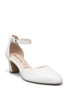 Women Court Sho Shoes Heels Pumps Classic White Tamaris