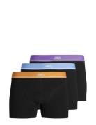 Jackonga Solid Trunks 3 Pack Boksershorts Black Jack & J S