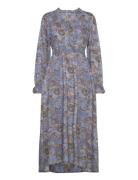 Decherie-Cw - Kjole Knelang Kjole Blue Claire Woman