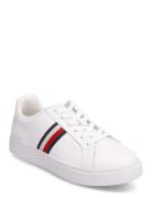 Essential Court Sneaker Stripes Lave Sneakers White Tommy Hilfiger