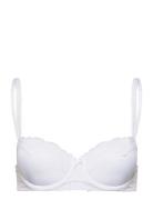 *Secret Lace Lingerie Bras & Tops Wired Bras White Hunkemöller