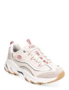 Womens Arch Fit D'lites Lave Sneakers Beige Skechers