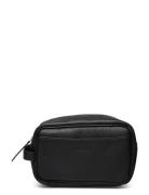 Leather Wash Bag Toalettveske Black Les Deux