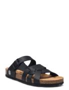 Avery Flate Sandaler Black Axelda