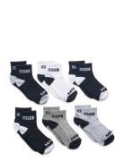 Levi's® Core Ankle Length Socks 6-Pack Sokker Strømper Multi/patterned...