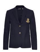 Bullion Jacquard Blazer Blazers Single Breasted Blazers Blue Lauren Ra...