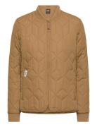 Piper W Quilted Jacket Vattert Jakke Brown Weather Report