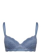 Idole - N*4 Lightly Lined Bra Lingerie Bras & Tops Wired Bras Blue Eta...