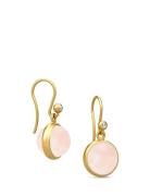 Prime Earring - Gold/Milky Rose Øredobber Smykker Gold Julie Sandlau