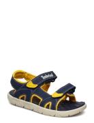 Perkins Row 2-Strap Shoes Summer Shoes Sandals Blue Timberland