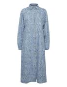 Ihbiane Dr Dresses Shirt Dresses Blue ICHI