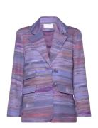 Line Adele Blazer Blazers Single Breasted Blazers Purple Hosbjerg